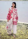 Hazzel 305 Cotton Dupatta Embroidered Pakistani Salwar Kameez Wholesale Clothing Suppliers In India
